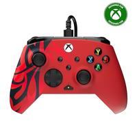 Turtle Beach Rematch Advanced Spirit Red Manette de jeu filaire - Licence Xbox Series XS, Xbox One et PC avec Boutons Programmables, Gâchettes, commandes audio et câble de 2.5 m