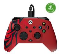 Turtle Beach Rematch Advanced Spirit Red Manette de jeu filaire - Licence Xbox Series XS, Xbox One et PC avec Boutons Programmables, Gâchettes, commandes audio et câble de 2.5 m