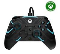Turtle Beach Rematch Advanced Titan Steel Manette de jeu filaire - Licence Xbox Series XS, Xbox One et PC avec Phosphorescent, Boutons Programmables, Gâchettes, commandes audio et câble de 2.5 m