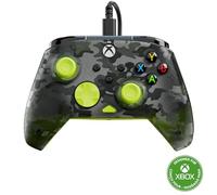 Turtle Beach Rematch Core Ghost Camo noir/jaune - Manette de jeu filaire - Licence Xbox Series XS, Xbox One et PC - touches audio, moteurs de vibration et gâchettes d'impulsion, câble de 3 m