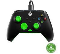 Turtle Beach Rematch Core noir/vert - Manette de jeu filaire - Licence Xbox Series XS, Xbox One et PC - touches audio, moteurs de vibration et gâchettes d'impulsion, câble de 3 m