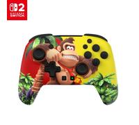 Turtle Beach Rematch Manette de jeu sans fil pour Nintendo Switch 2 | Donkey Kong - Nintendo Switch 2 et Switch avec sticks TMR, RGB personnalisable et batterie rechargeable
