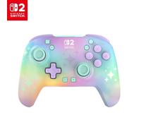 Turtle Beach Rematch Manette de jeu sans fil pour Nintendo Switch 2 | Starry Dreams - Nintendo Switch 2 et Switch avec sticks TMR, RGB personnalisable et batterie rechargeable