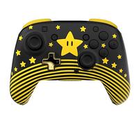 Manette sans fil Turtle Beach Rematch : Super Mario Star - Toutes les Nintendo Switch, brille dans le noir, batterie rechargeable, sous licence officielle Nintendo
