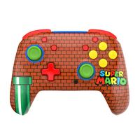 Turtle Beach Rematch Mario Brick Manette sans fil sous licence officielle Nintendo pour Nintendo Switch avec batterie rechargeable. Fonctionne aussi avec la Nintendo Switch 2 - Bouton C indisponible