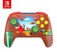 Turtle Beach Rematch Mario Brick Manette sans fil sous licence officielle Nintendo pour Nintendo Switch avec batterie rechargeable. Fonctionne aussi avec la Nintendo Switch 2 - Bouton C indisponible