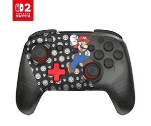 Turtle Beach Rematch Super Mario Jump Manette sans fil sous licence officielle Nintendo avec batterie rechargeable pour Nintendo Switch 2