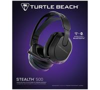 Turtle Beach Casque gaming Stealth 500 PC – Sans fil, Bluetooth, autonomie 40h – Noir