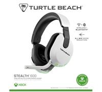 Turtle Beach Stealth 600 Console Blanc Xbox Casque Gaming sans Fil w/ 80hr Batterie, Écouteurs de 50mm et Bluetooth pour Xbox Series X et Xbox Series S, Xbox One, PC et Mobile