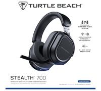 Turtle Beach Casque gaming sans fil Stealth 700 – 80h batterie, 60mm, 2 émetteurs, Bluetooth – Noir