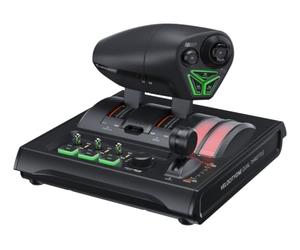 Turtle Beach VelocityOne Dual Throttle pour PC | Avec axes 10 bits à effet Hall, 35 valeurs programmables, tension réglable et détentes interchangeables