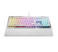 Turtle Beach Vulcan II - Clavier Gaming PC, interrupteurs mécaniques Titan II, Touches rétro-éclairées RGB Personnalisables, Repose-Poignets Amovible, Blanc
