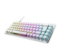 Turtle Beach Vulcan II Mini Air - Optisch-mechanische kabellose Gaming-Tastatur (65%), anpassbare RGB-Beleuchtung, abnehmbares Kabel, Smart Keys, Aluminiumplatte - Weiß