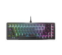 Turtle Beach Vulcan II Mini clavier de jeu optique 65 % - Éclairage RVB personnalisable, câble amovible, duplicateur de boutons, profils intégrés, plaque d'aluminium, durée de frappe de 200 m - Noir