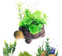 Turtle Bubble Stone - Barboteur D’Aquarium en Résine, Décor D’aérateur De R | Barboteur D'aquarium Silencieux - Pierre À Air En Résine De Tortue Produisant Des Bulles Douces Pour Les Aquariums, Les Habit