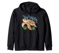 Turtle Colorful Turtle Outfit Homme Tortue Lover Turtle Sea Sweat à Capuche