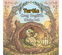 Turtle Cozy Daylife: Turtle Coloring Book With 50 Relaxing Pages Featuring Adorable Sea Animals And Tropical Beach Scenes. Perfect For Kids, Teens, ... For Easy And Fun Summer Stress Relief.
