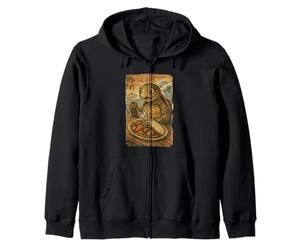 Turtle Curry Rice Series Cool Funny Kawaii Ukiyo Novelty Sweat à Capuche