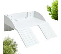 Turtle Dock - Avec rampe de mangeoire et décoration d'aquarium - Pierre de bain de - Pour l'escalade, l'enrichissement, le repos, l'alimentation, le sommeil pour agame barbu, tortue terrestre
