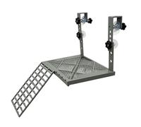 Turtle Dock Heavy-Duty Clip on Elev ated Feeding Tank Rims, Comb Ined Tray