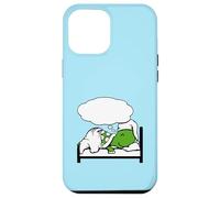 Turtle Dreaming Bonnet de Couchage à Bulles pour Une Bonne Nuit fatiguée Coque pour iPhone 12 Pro Max