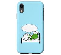 Turtle Dreaming Bonnet de Couchage à Bulles pour Une Bonne Nuit fatiguée Coque pour iPhone XR