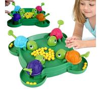 Turtle Eating Board Game - Kids And Family, Interactive Hungry Tabletop With Fast Reaction Play, Educational Skill Building Toy Set For Parent Child Bonding, Group Party 2 To 4 Players Fun Learning Ac