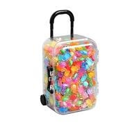 Turtle Figurine Set - 500PCS Glow in the Dark Mini Resin Turtle Figurines | Cute Suitcase Storage For DIY Crafts Fairy Garden Terrarium Decor | Mini Turtle Figurines | For Plant Pots Aquarium