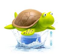 Turtle Floatingchlore - Distributeur de chlore pour piscine, spa, tablettes de 7,6 cm compatible avec tablettes de 7,6 cm | Flotteur de chlore amusant pour tortue de piscine, spa, support de chomine