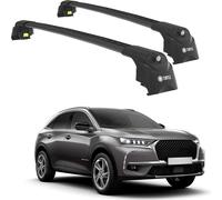 TURTLE Galerie de toit AIR-2 , Noir CITROEN DS 7 CROSSBACK 2018 - 2024 SUV