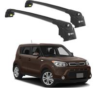 TURTLE Galerie de toit AIR-2 , Noir KIA SOUL PS 2014 - 2019 (HATCHBACK)
