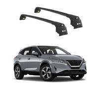 TURTLE Galerie de toit AIR-2 , Noir NISSAN QASHQAI J12 2021 - 2024 (SUV)