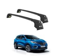 TURTLE Galerie de toit AIR-2 , Noir RENAULT KADJAR ALL 2015 - 2022 (SUV)