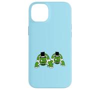 Turtle Gentlemen Team Monocle Lunettes 2 Amis Riches Coque pour iPhone 14 Plus
