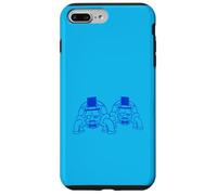 Turtle Gentlemen Team Monocle Lunettes 2 amis riches Coque pour iPhone 7 Plus/8 Plus