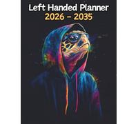 Turtle Left Handed Planner: 10 Year Monthly | Large 120 Month Calendar | Gift For People Who Love Reptiles, Tortoise Lovers | Ideal for Professionals, ... and Busy Individuals | 8.5 x 11 Inches | v1