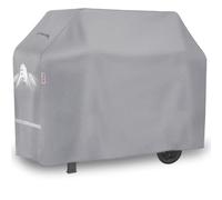 Turtle Life Housse de barbecue ultra résistante et imperméable pour barbecues à gaz 3-4 brûleurs, compatible Weber Spirit, Char-Broil Performance et Signature, 147 cm, gris