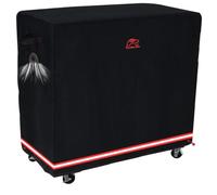 Turtle Life Housse de Barbecue Ultra résistante et imperméable pour barbecues à gaz et plancha Plate, Protection Anti-décoloration, 118 cm, Noir