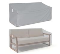 Turtle Life Housse de canapé garden, imperméable, ne se décolore pas 2 ans, gris, 152 x 89 x 89 cm