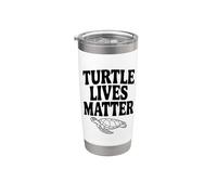 Turtle Lives Matter est un passionné de tortues drôle Gobelet isotherme en acier inoxydable double paroi