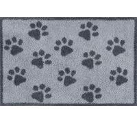 Turtle Mat, Petit Tapis Sols d'intérieur très absorbant avec dos antidérapant Gris 40 x 60 cm