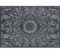 Turtle Mat St James Ceiling Grey, Morris & Co Collection - Tapis de barrière d'intérieur très absorbant avec dos multi-grip 60 x 85 cm