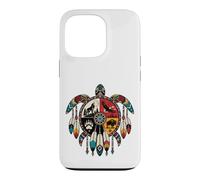 Turtle Medicine Wheel Spirit, Indiens d'Amérique Coque pour iPhone 13 Pro