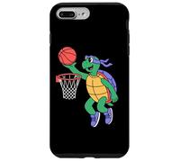 Turtle Playing Sports Wild Animal Turtles Basketball Coque pour iPhone 7 Plus/8 Plus