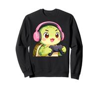 Turtle Playing Video Game Reptiles Testudines Gamers Sweatshirt