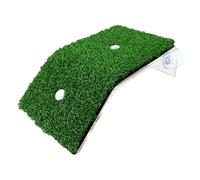 Turtle Ramp for Aquarium - Acrylic Grass Compact Size | Multipurpose Turtle Tank Basking, Tortoise Climbing Ramp | Habitat Decoration for Turtles and Aquatic Animals Tank Use