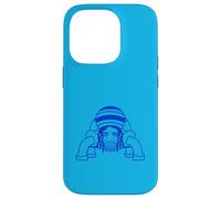 Turtle Reggae Music Rasta Bonnet à cheveux Jamaïque Culture Dessin animé Coque pour iPhone 14 Pro