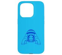 Turtle Reggae Music Rasta Bonnet à cheveux Jamaïque Culture Dessin animé Coque pour iPhone 15 Pro