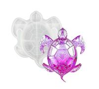 Turtle Resin Mold Realistic 7.09×5.83×0.94in Silicone 3D Easy Release