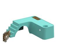 Turtle Resting Terrace, Reptile Habitat Turtle Dock, Resting Terrace Climbing Ladder, Water Feeding Area Turtle, Reptile Basking Area, Turtle Tank Accessories, Turtle Climbing, Basking Dock f